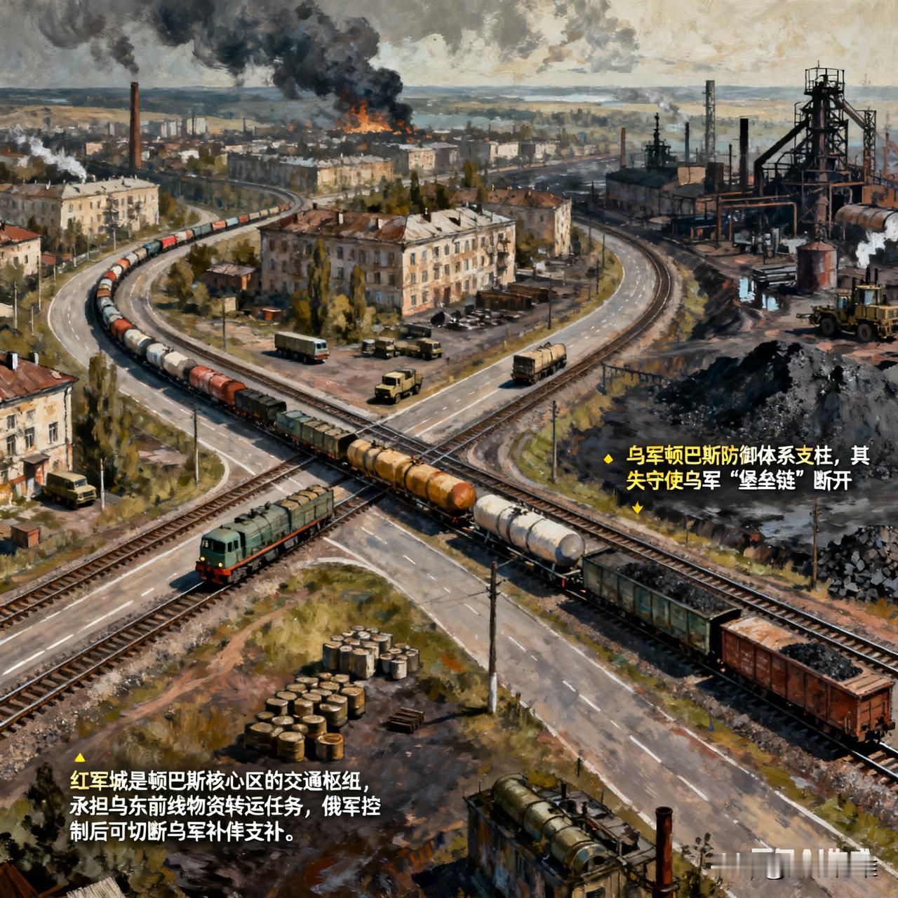 俄军近期控制的红军城与沃尔昌斯克，是俄乌战场东部和北部的关键据点，二者的战略意义