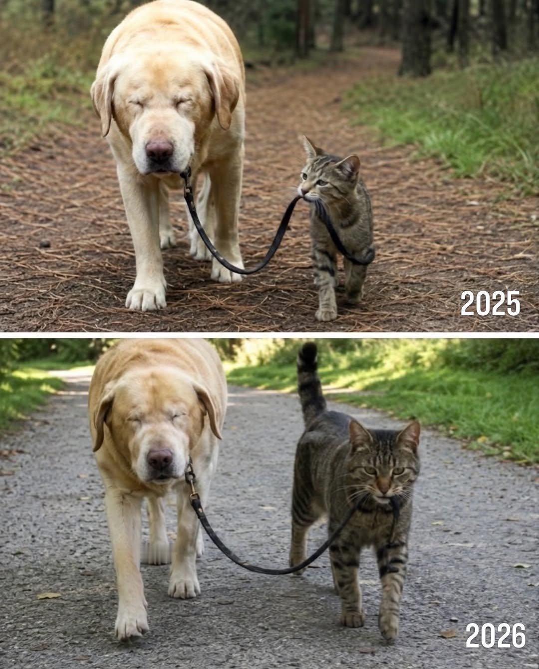 在 2025 年，这个家庭收养了一只名叫黛西的小猫咪。🐾很快，他们发现她特别聪
