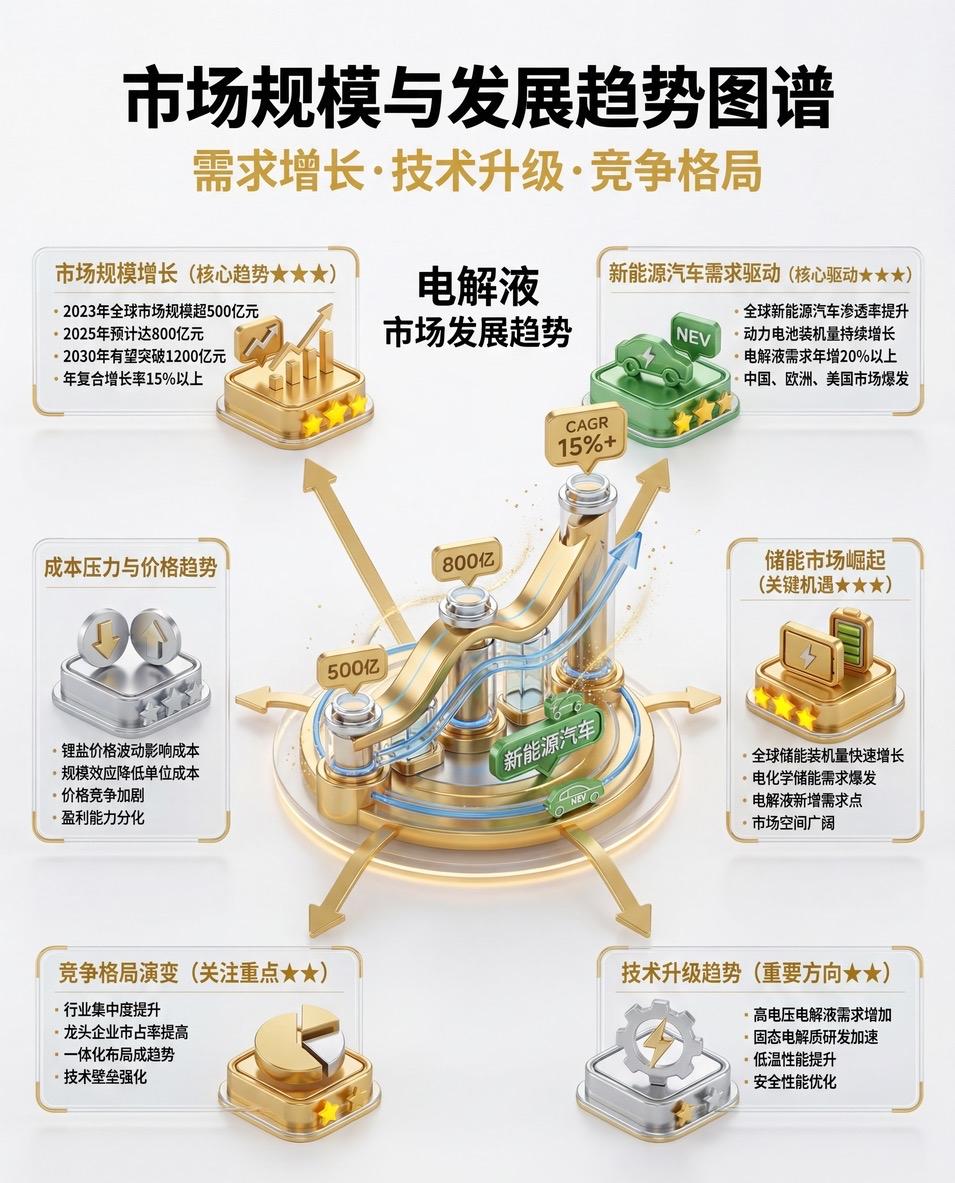 锂电池电解液产业链概念股