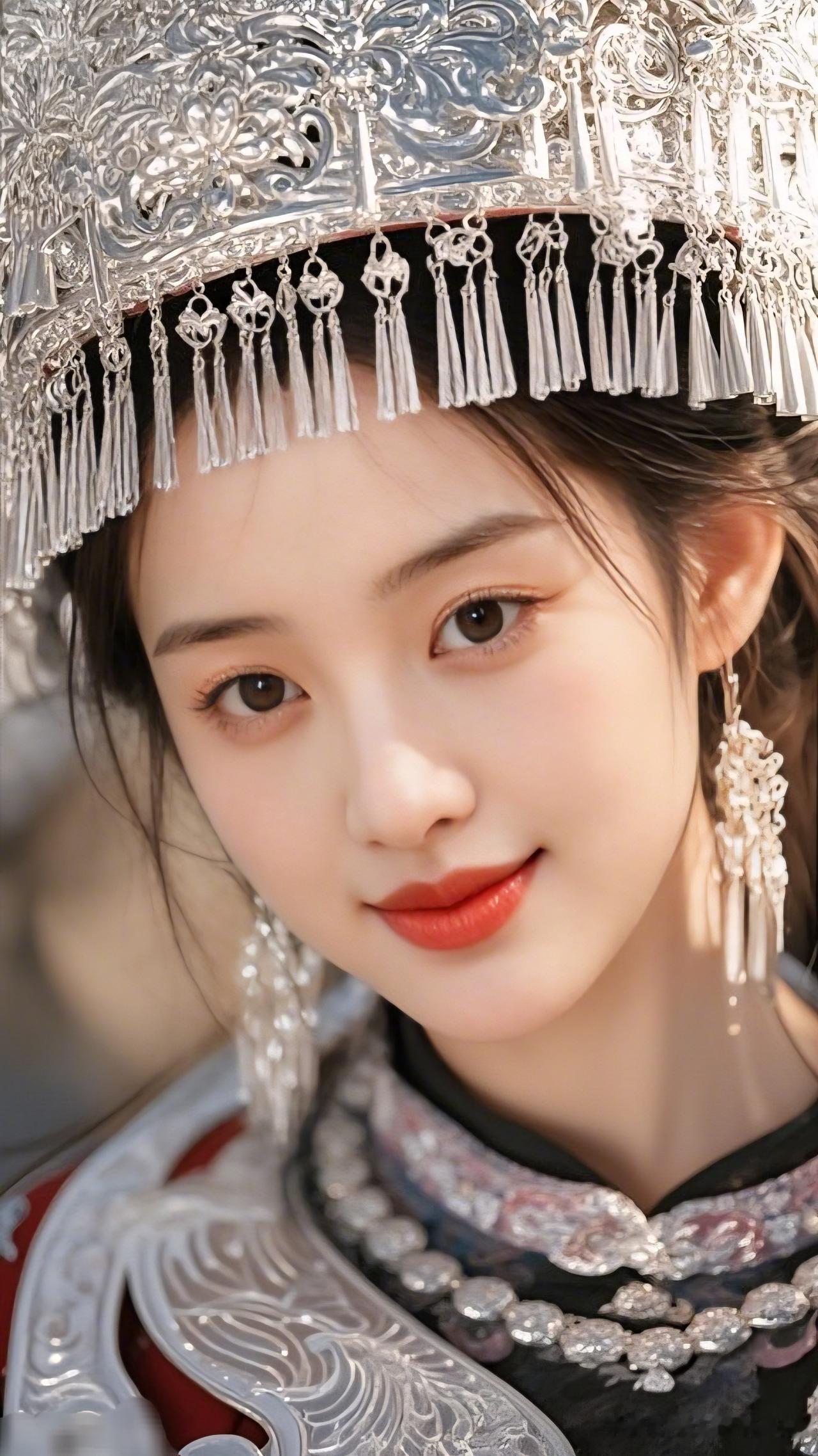 梦幻古风，银饰华美，古装美人惊艳亮相！优雅自信穿搭分享