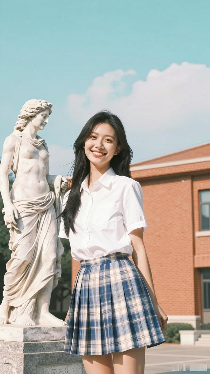 向美注目
她双膝重重跪在被太阳晒得发烫的塑胶跑道上，乌黑的长发随着高强度的按压剧