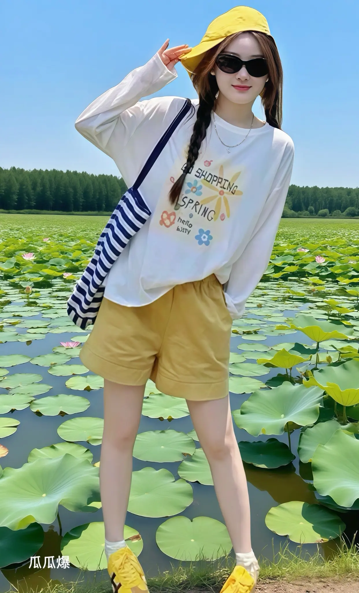 夏天该有的样子 防晒衫穿搭  美不美你说了算 出游穿搭 梨形身材穿搭