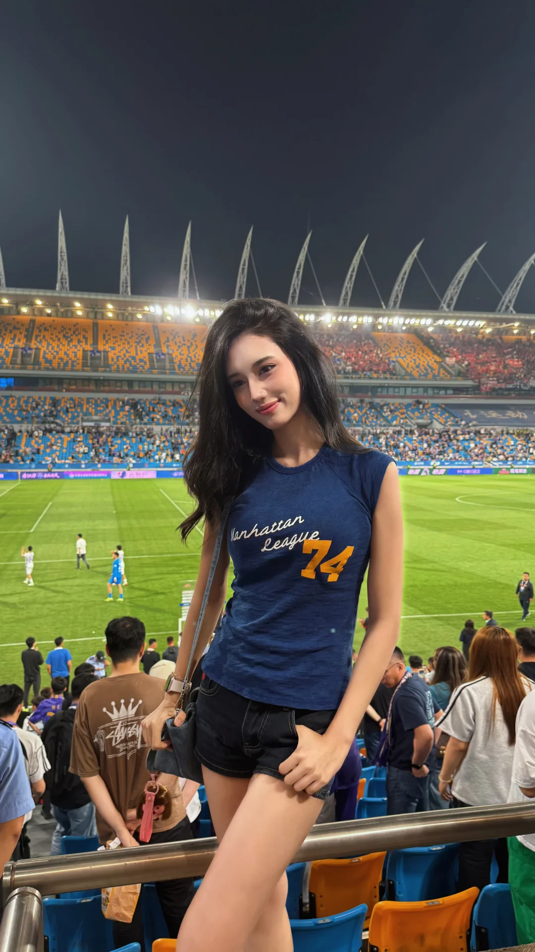 第一次看球赛⚽️🎉