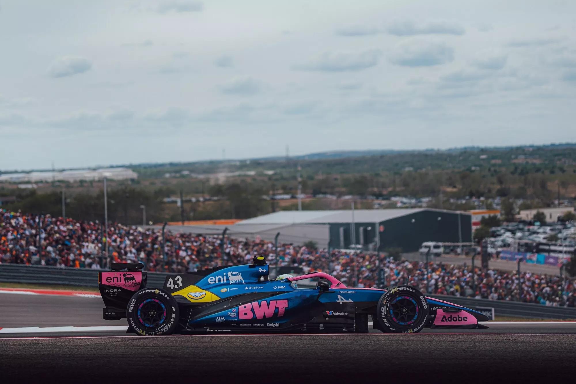 2026f1美国大奖赛 Alpine官方周日总结：皮埃尔使用全新软胎从第10位发