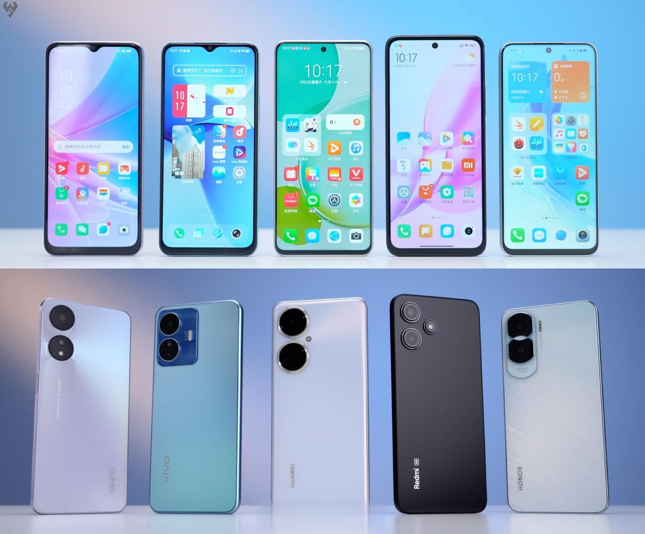 
OPPO A58、vivo Y77e、华为畅享60 Pro、Redmi Not