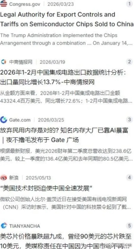 美芯片价格暴跌90%， 美媒曾这样怒言，曾经90美元的芯片如今只卖10美元，比尔