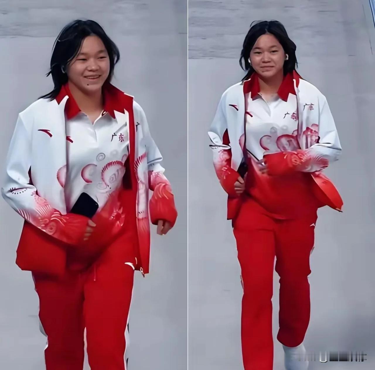 基因的力量，谁也抗拒不了，看看全红婵她妈她哥就知道了。

全红婵发育，一定感到吃