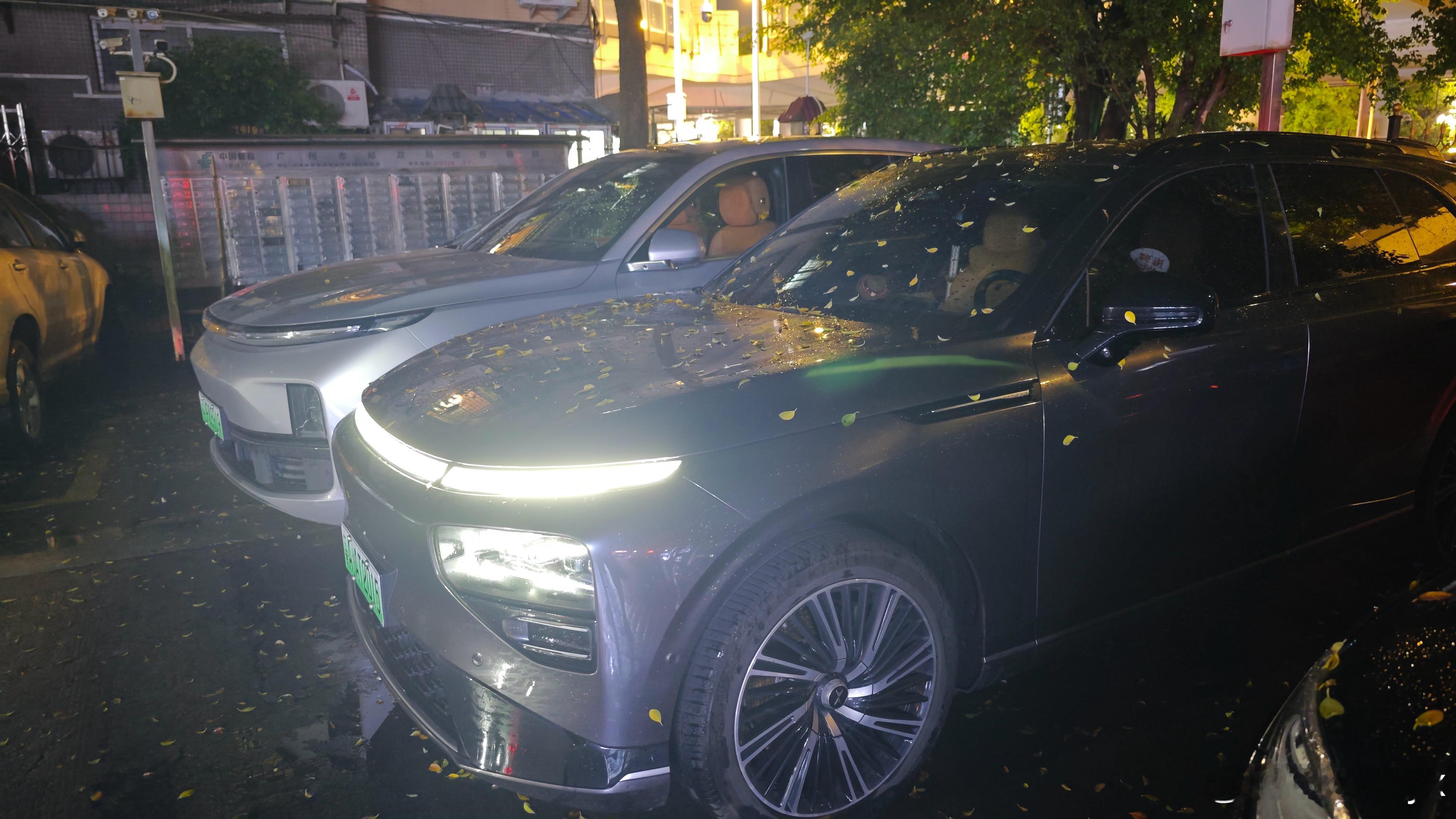 小鹏汽车[超话] 今天一直在纠结开哪台出去，同样都停在树下，好像只有G9遭了罪，