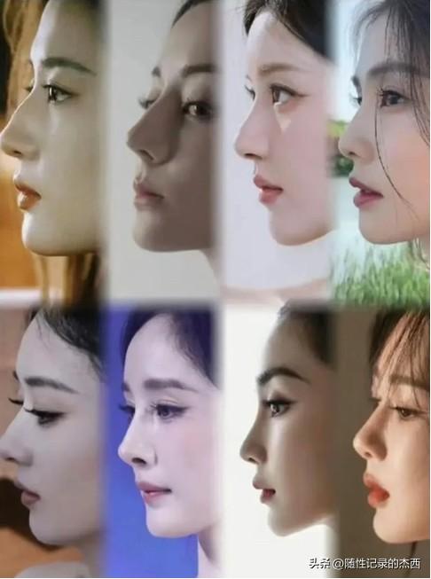 这么多女明星里面最好看的一个侧颜是刘亦菲，她的驼峰鼻好有个性，看起来是独特又迷人