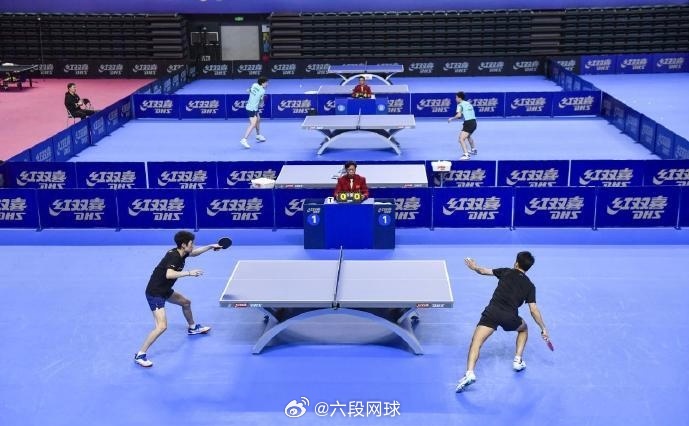 国乒男队世乒赛第二阶段选拔赛完整赛果四分之一决赛：徐瑛彬2-3向鹏温瑞博 3-1