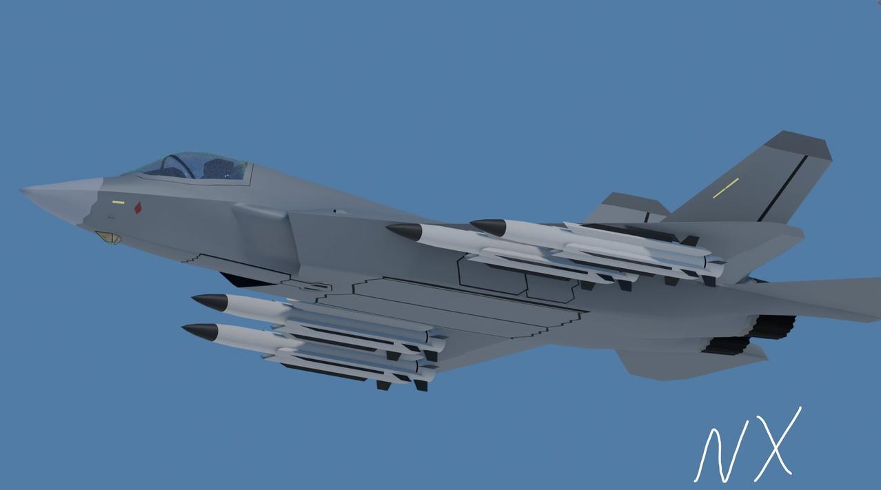 [呲牙] “墙内开花墙外香”啊——外国网友制作的 歼-35 在执行反舰任务时的挂