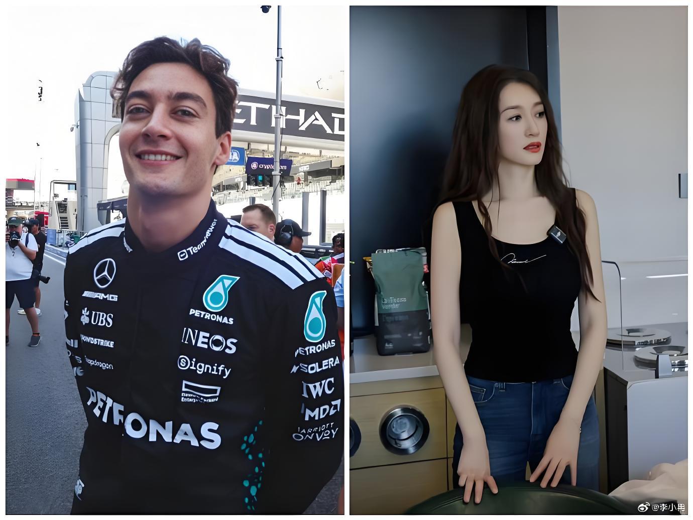 李小冉F1时候 大家觉得像吗，本周的F1中国大奖赛你们有关注么？这狠AMG