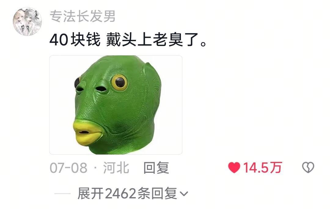 作为理智型消费的广东人，我当年也跟风买了这个青蛙头套，直到今天依旧不明白当初为啥