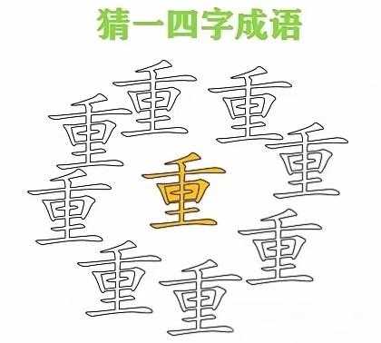 什么成语？猜到了吗？语文水平不高的，还真猜不出来。
动动脑不会老。看图猜成语！一