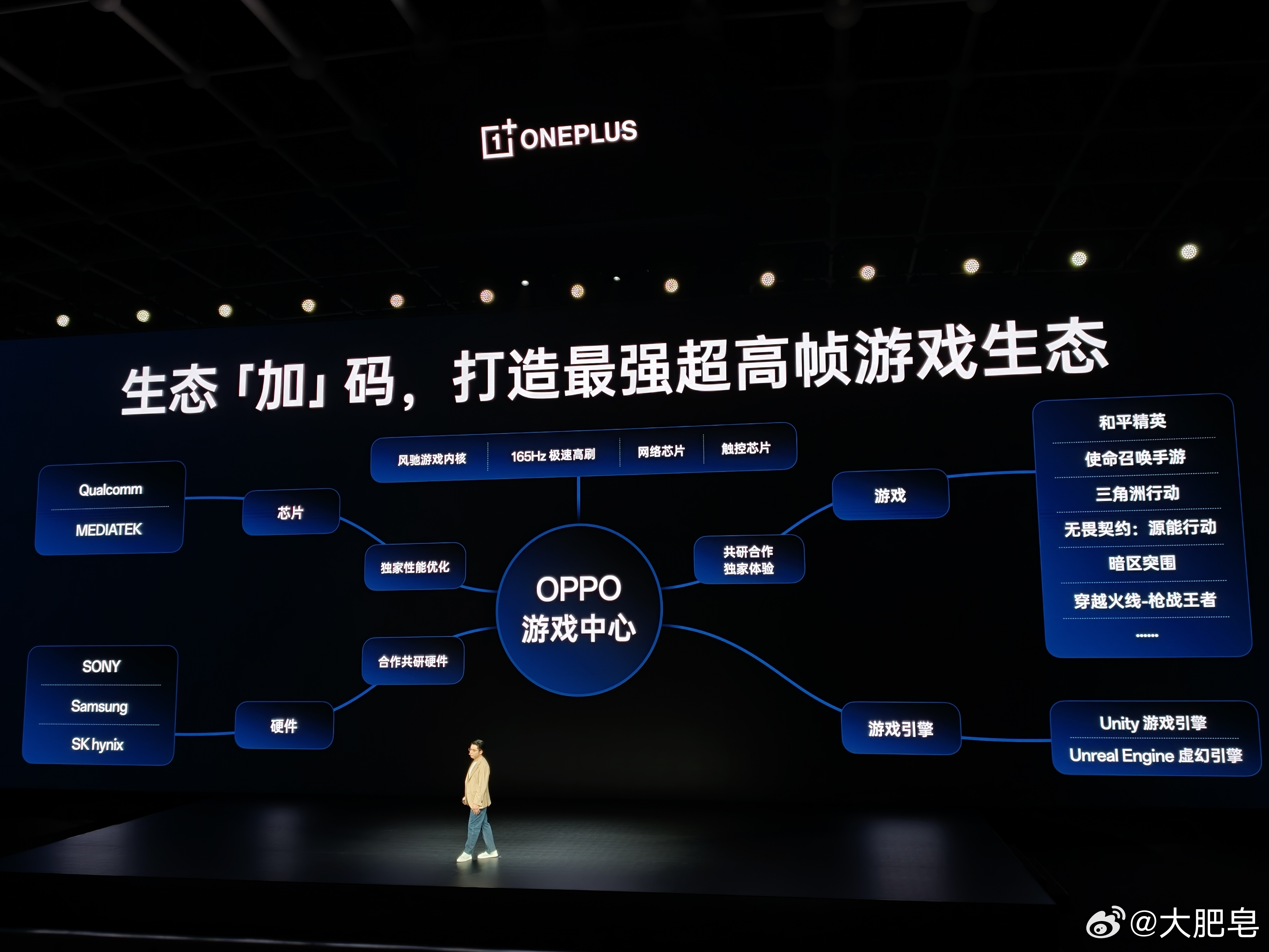 一加要对FPS游戏体验上领先行业一年，比如165帧体验。一加15t
