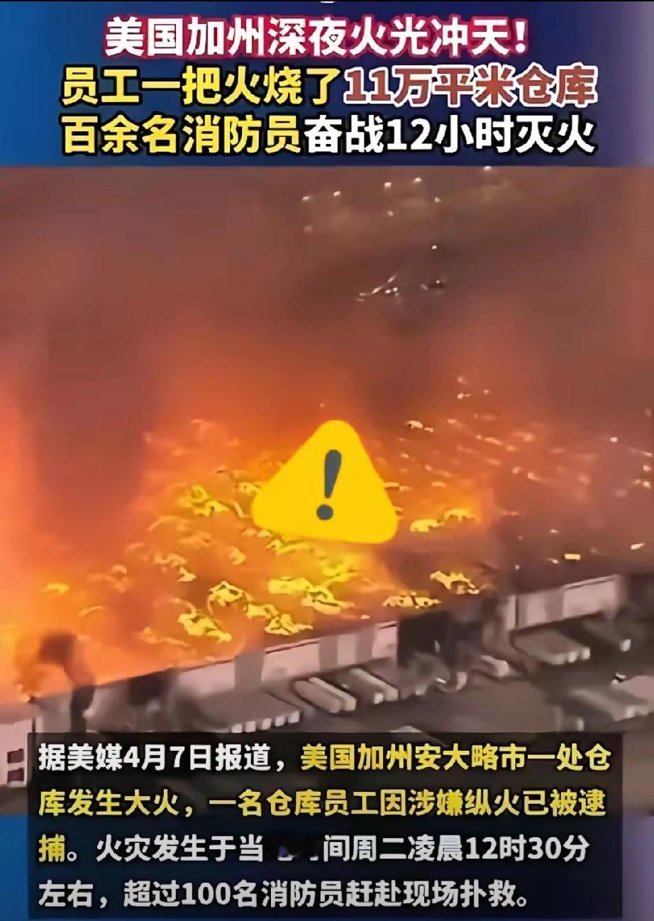4月8号那天凌晨，一个才29岁的美国打工仔，直接把金佰利的超级仓库给点了。几千万