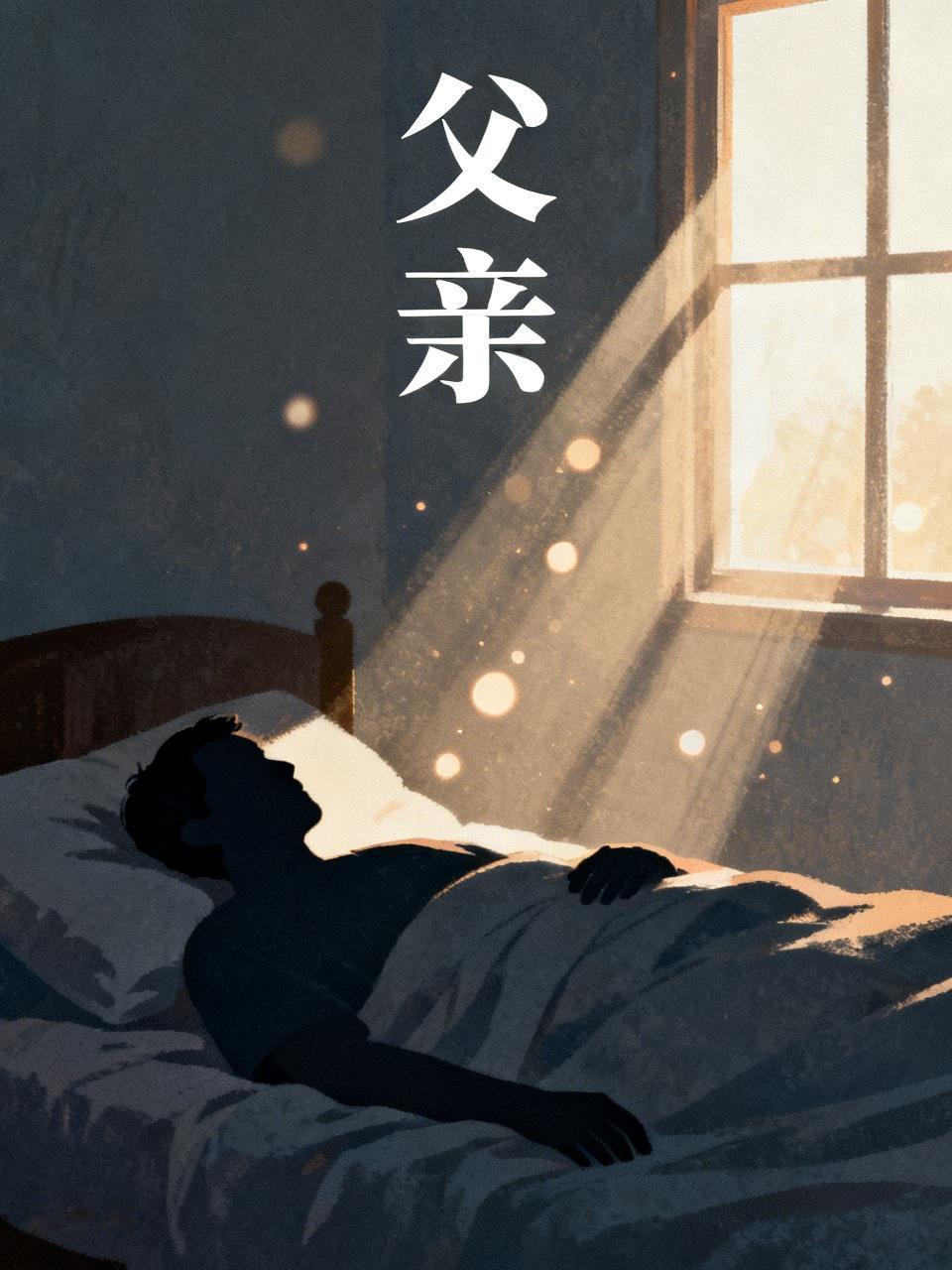 他很快被乡邻抬回家里，静静地躺在床上，那是我最后一次看他。那个高大的身影缩小了，
