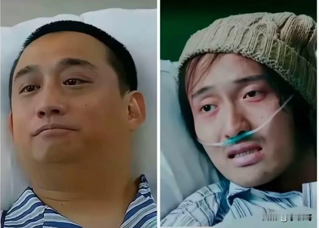 同样是演癌症患者,怎么感觉右边那位是吃了左边那位做的菜才变成这样