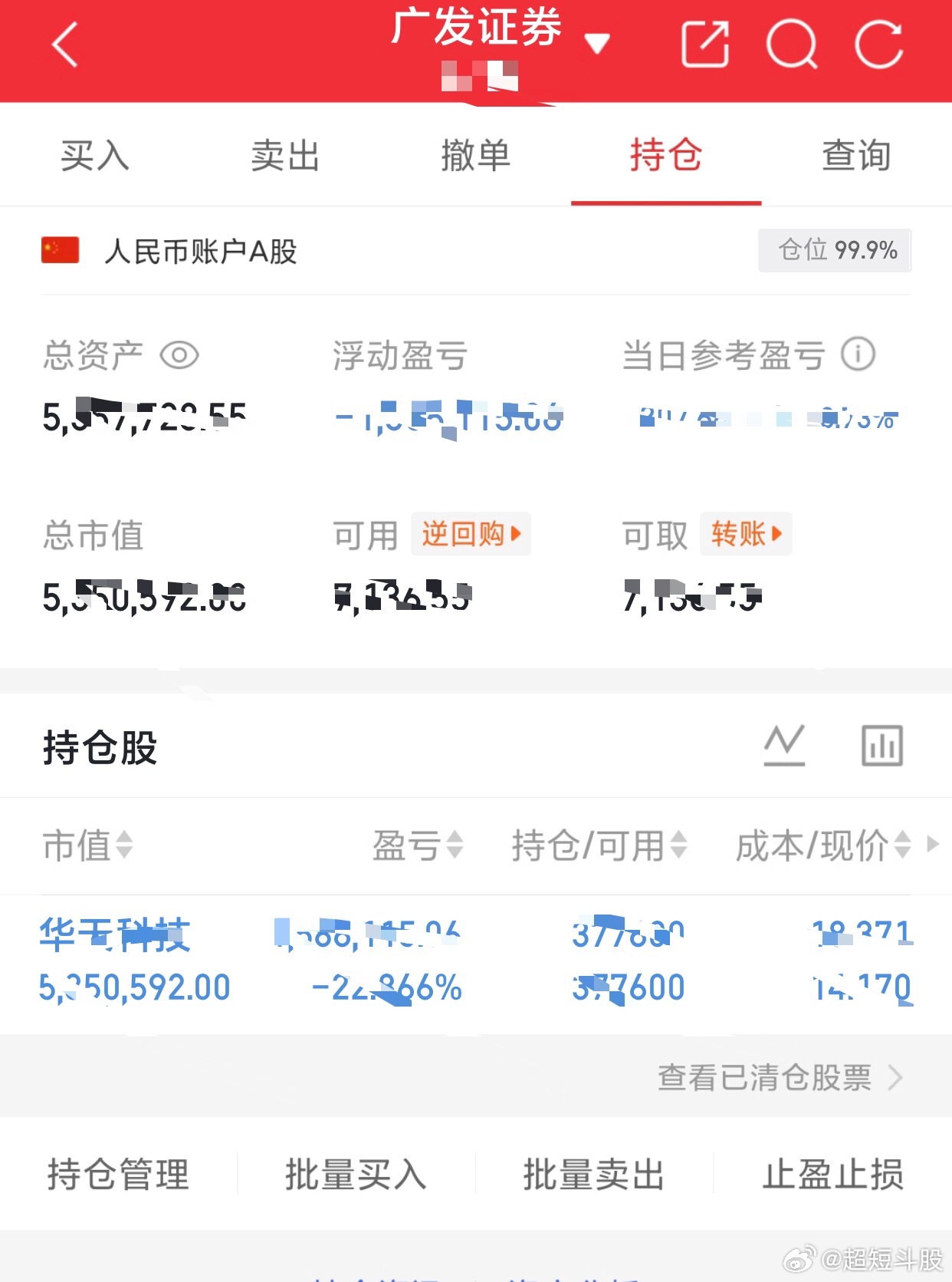 吾的S盘200个本本翻到1000个记录（第三百一十七天）继续持有：华天科技，物极