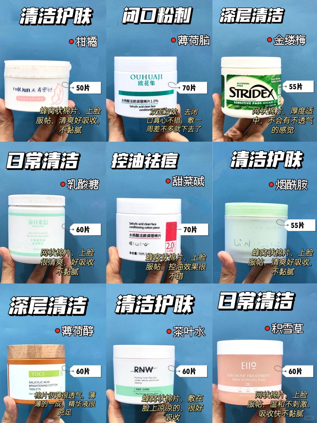 进来听劝!无废话总结热门水杨酸棉片不踩雷!