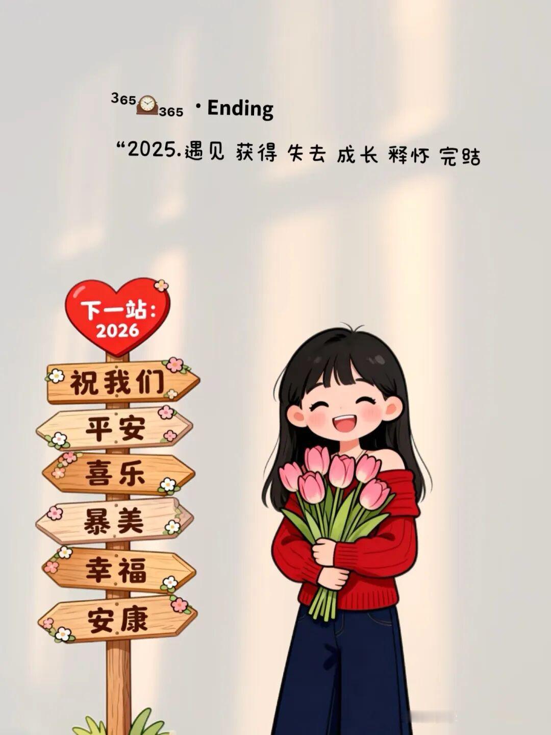 2025最后一天啦！所有故事马上翻篇，这一年的甜和苦，全成了身后的风景！年年有风