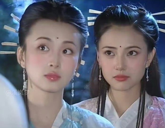 倚天屠龙记的妆也太美了 ，很有特点 ​​​