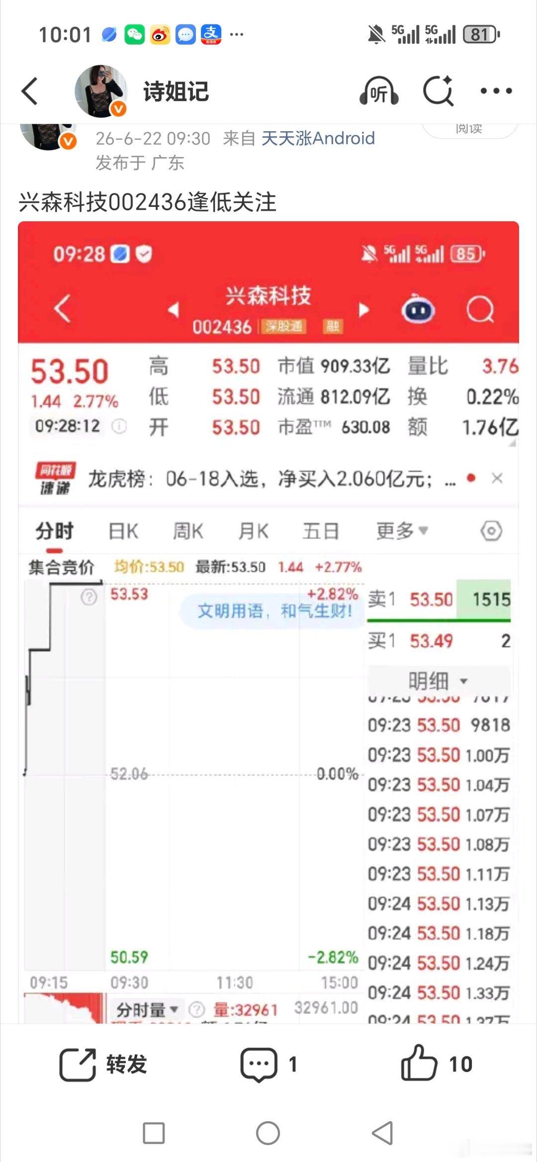 兴森科技002436一直穿云箭来了，千军万马来相见