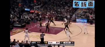 VS 骑士   
从内线扣篮被拦人飞到三分区！[震惊]莫布里这是有多“狠！”看来