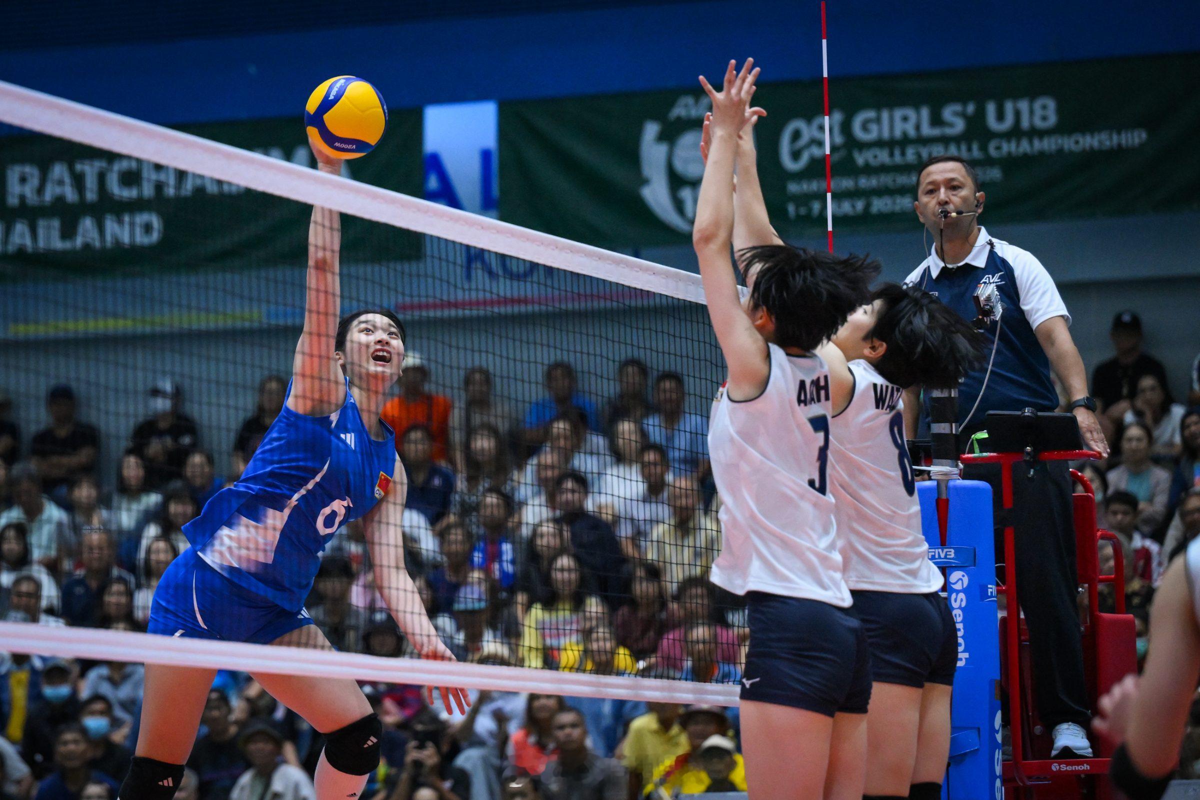【2026U18女排亚锦赛 半决赛：中国3-0日本】北京时间7月6日傍晚，泰国呵
