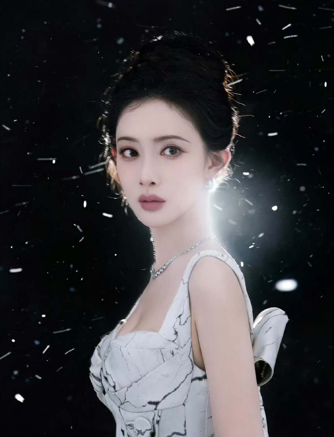 孟子义尖叫之夜婚纱造型出图  美的叫老婆