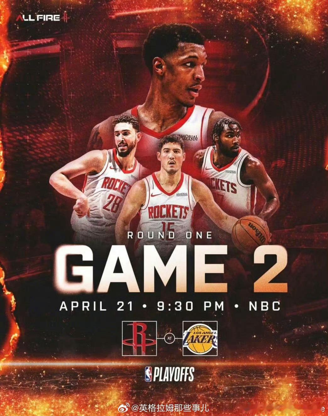 KD复出！詹杜季后赛再碰面！湖人vs火箭G2看球地址：网页链接湖人vs火箭火箭v