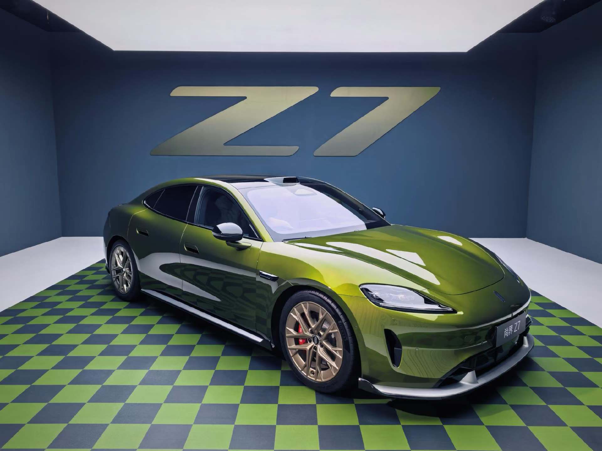 尚界 Z7 绿色这版可太帅了 