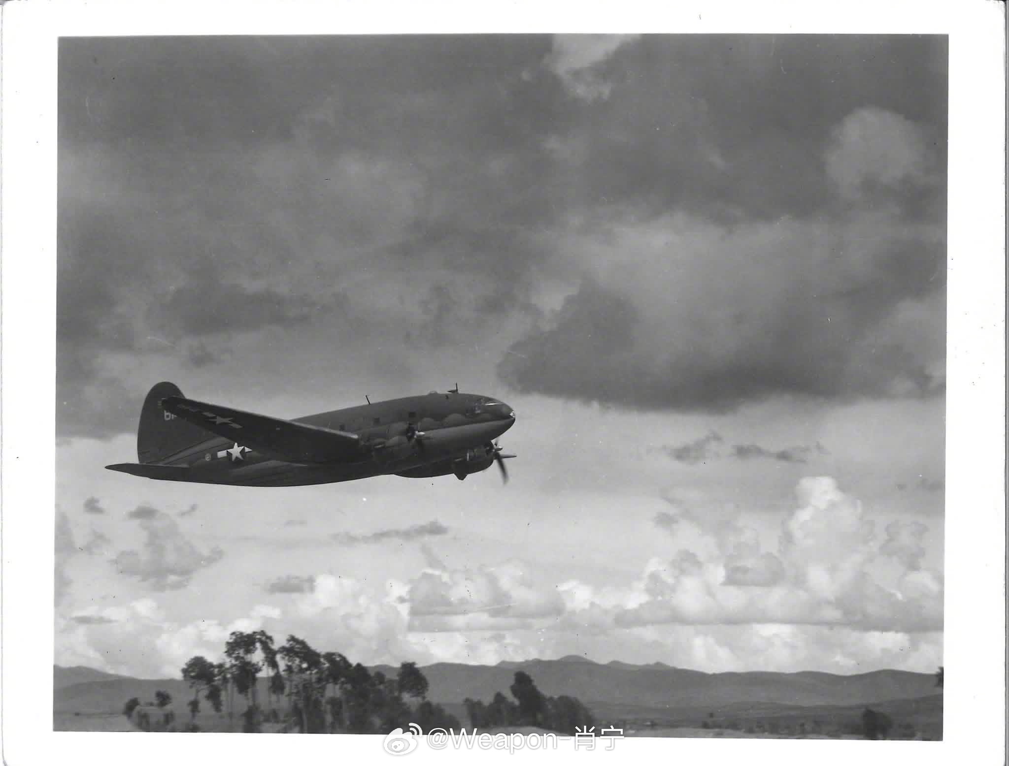 烽火问鼎计划 美国陆军航空队拉尔夫·威尔科克斯拍摄的老照片。 应该是在中国执行任