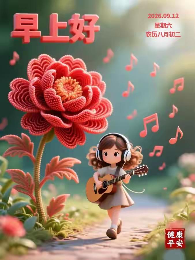 ✨周六的晨光缓缓洒落，
告别一周的忙碌，迎来悠闲时光。
 
美好的祝福不必华丽，