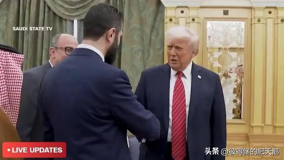 大号黑帮与小号恐怖分子的区别。 ​​​

美国总统特朗普会见叙利亚恐怖主义政权匪