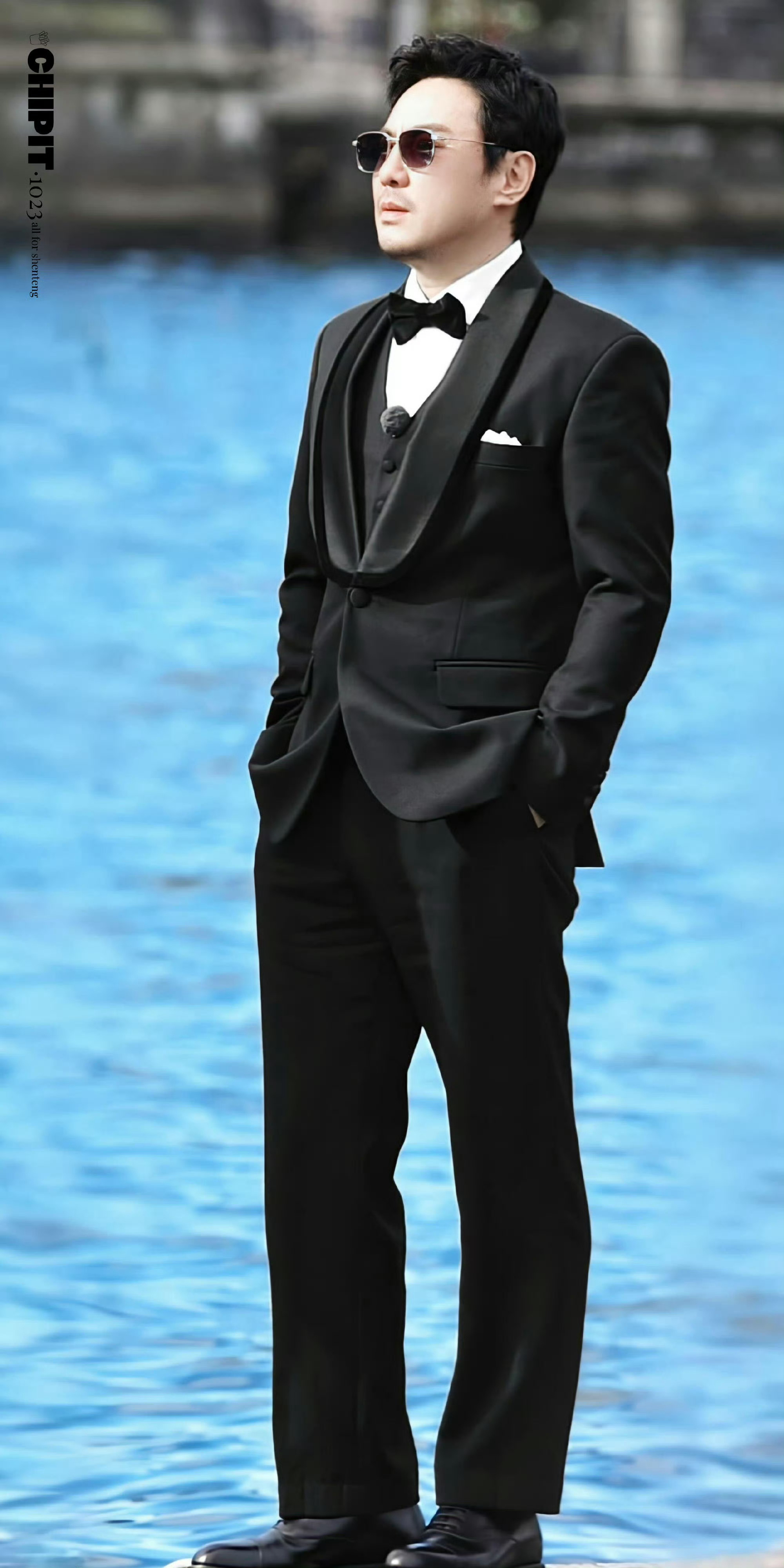 对沈腾182有了实感 一组西装造型，让大众真正正视了沈腾的182cm。喜剧人的标