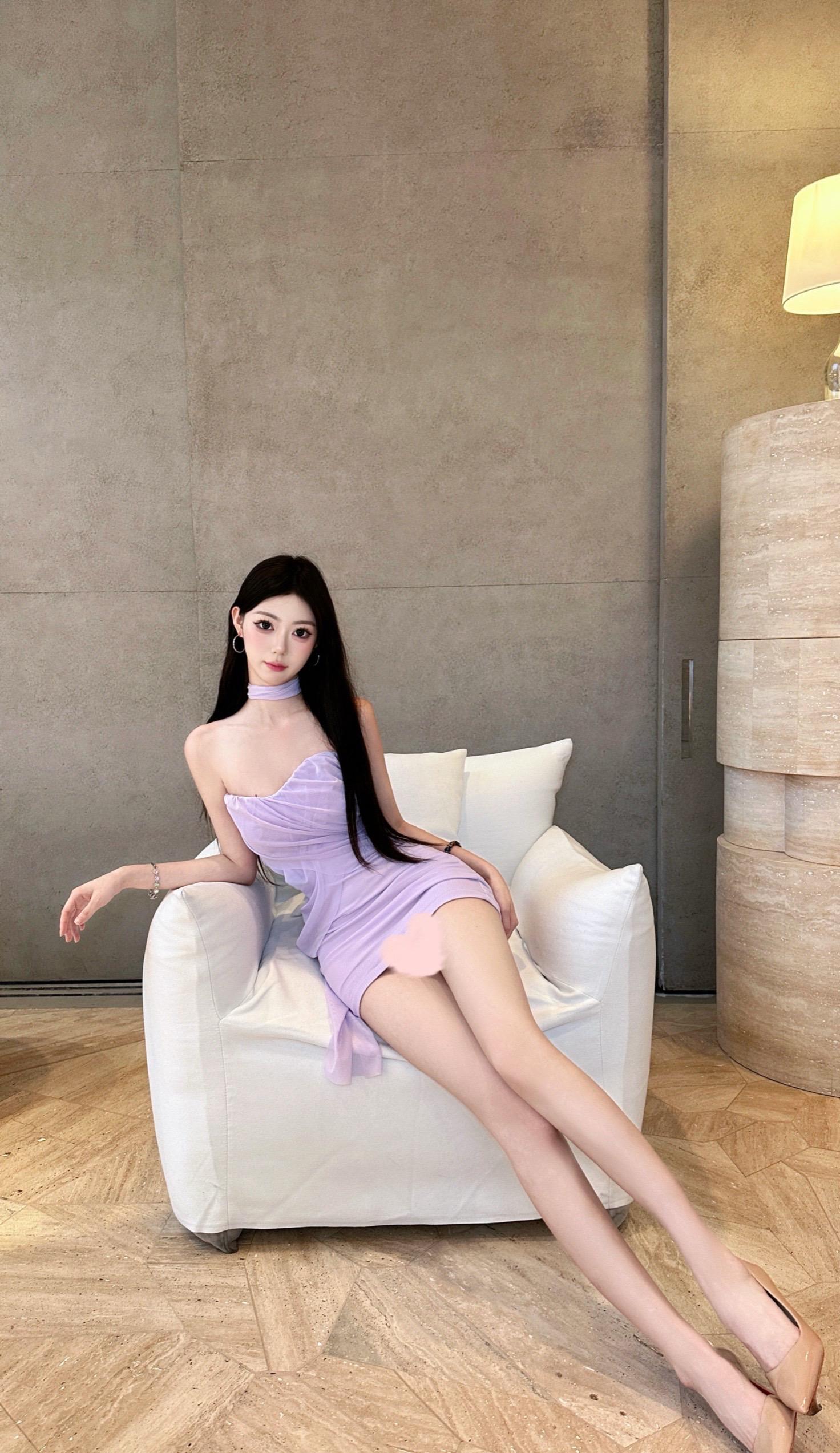 妹妹说紫色很有韵味