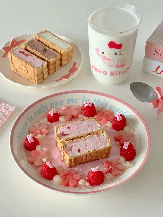 下午茶甜品🎀雪月饼酸奶碗🥮一口就沦陷🥄