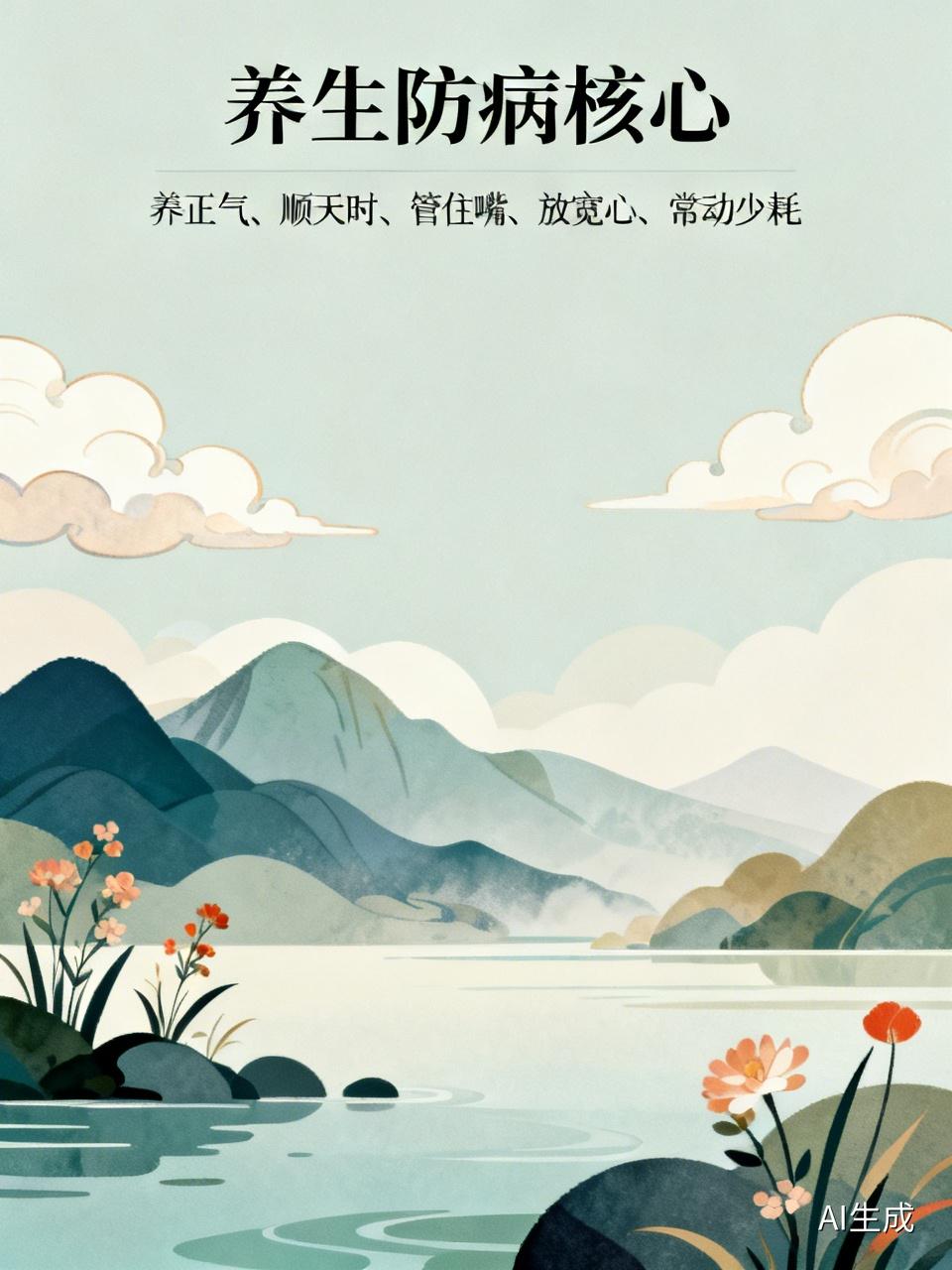养生防病的关键是什么?养生防病核心关键，分五大核心
 
一、正气为本（根本）
 
