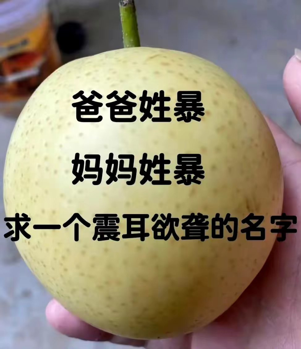 给孩子起名，是一门学问，有时也是技术。如果，爸爸姓暴，妈妈姓暴，生了孩子，孩子该