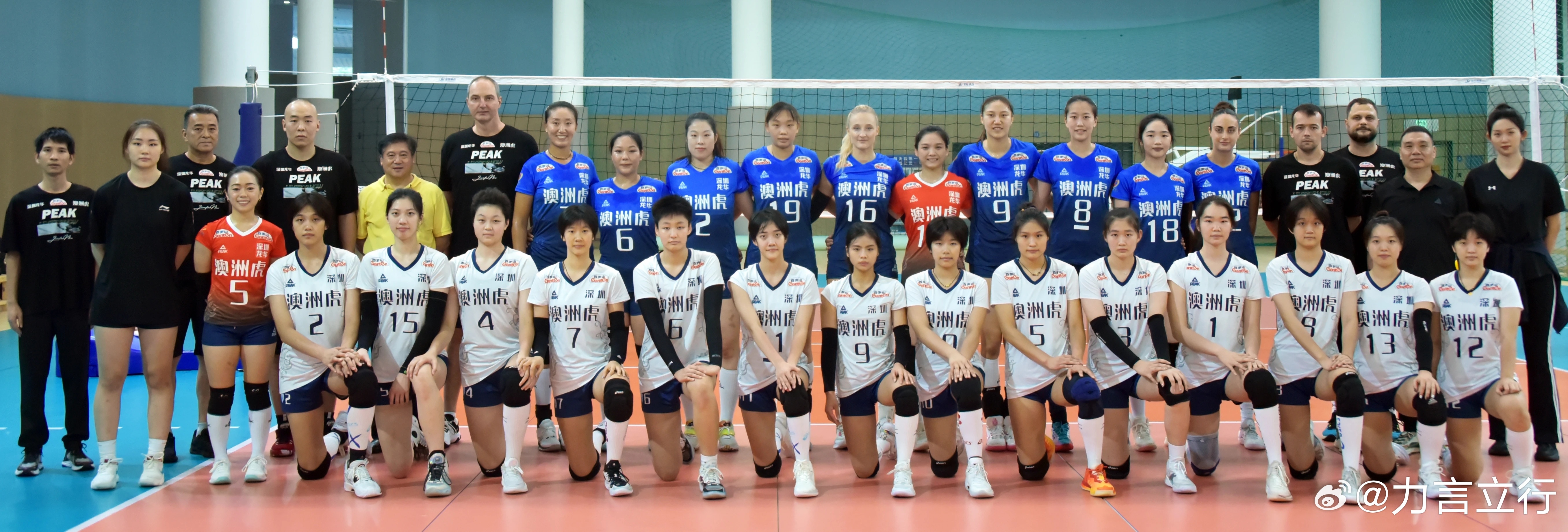 9月28日，深圳澳洲虎中塞龙华女排与U18组青年队进行了一场内部赛，开始备战新赛