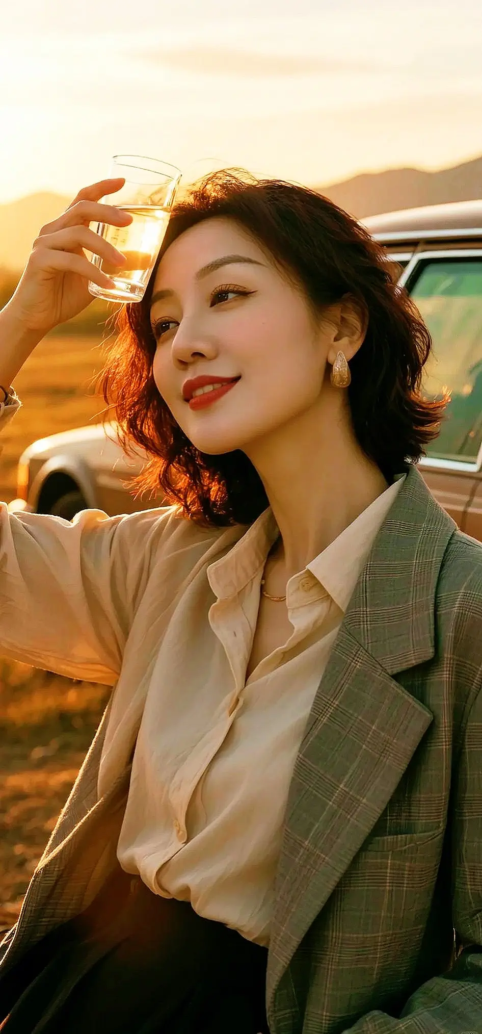 AI黄昏胶片氛围感写真 ai创作全新升级 玩法达人挑战赛氛围感拍摄广告分成