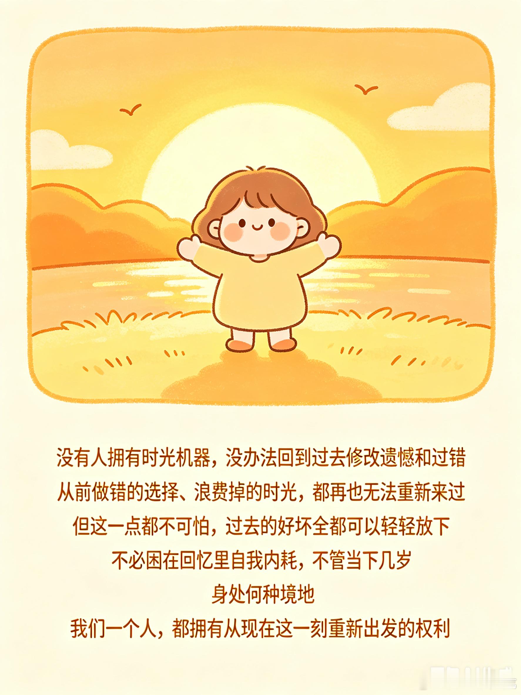 没有人拥有时光机器，没办法回到过去修改遗憾和过错从前做错的选择、浪费掉的时光，都
