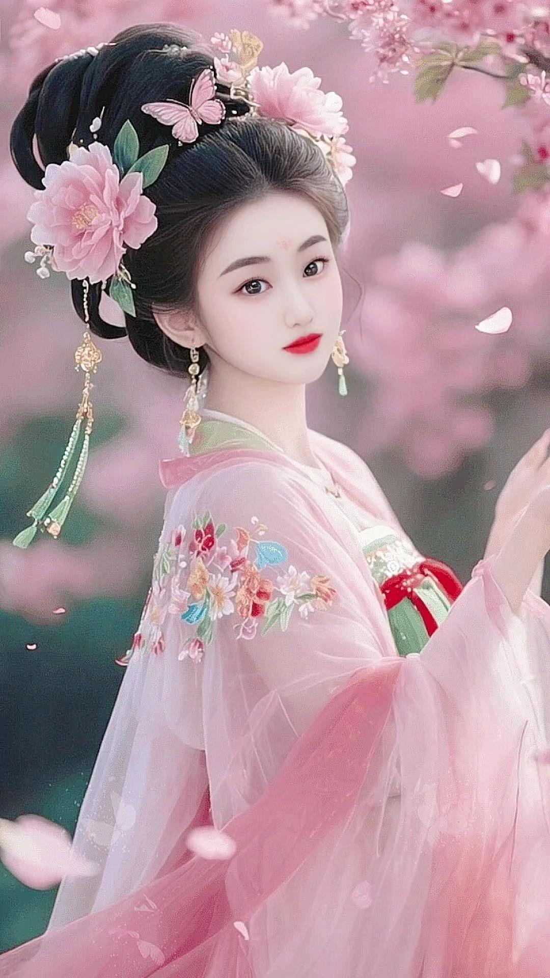 春天与汉服有多适配 古风 汉服 汉服小姐姐 汉服之美在华夏