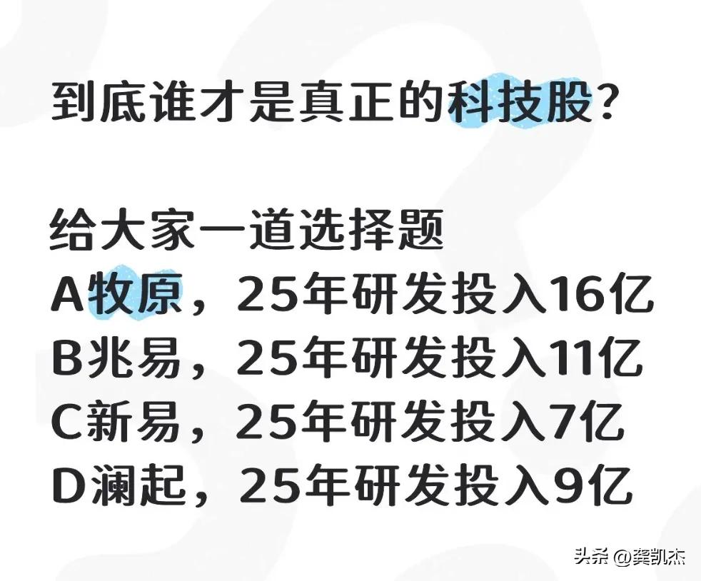 请问谁才是真正的科技股[奸笑]宇树研发费用或比牧原养猪经费低 
宇树投入：202