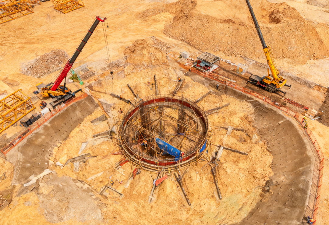 【海南商业航天发射场二期水塔工程】通号建设集团一公司承建的海南商业航天发射场二期