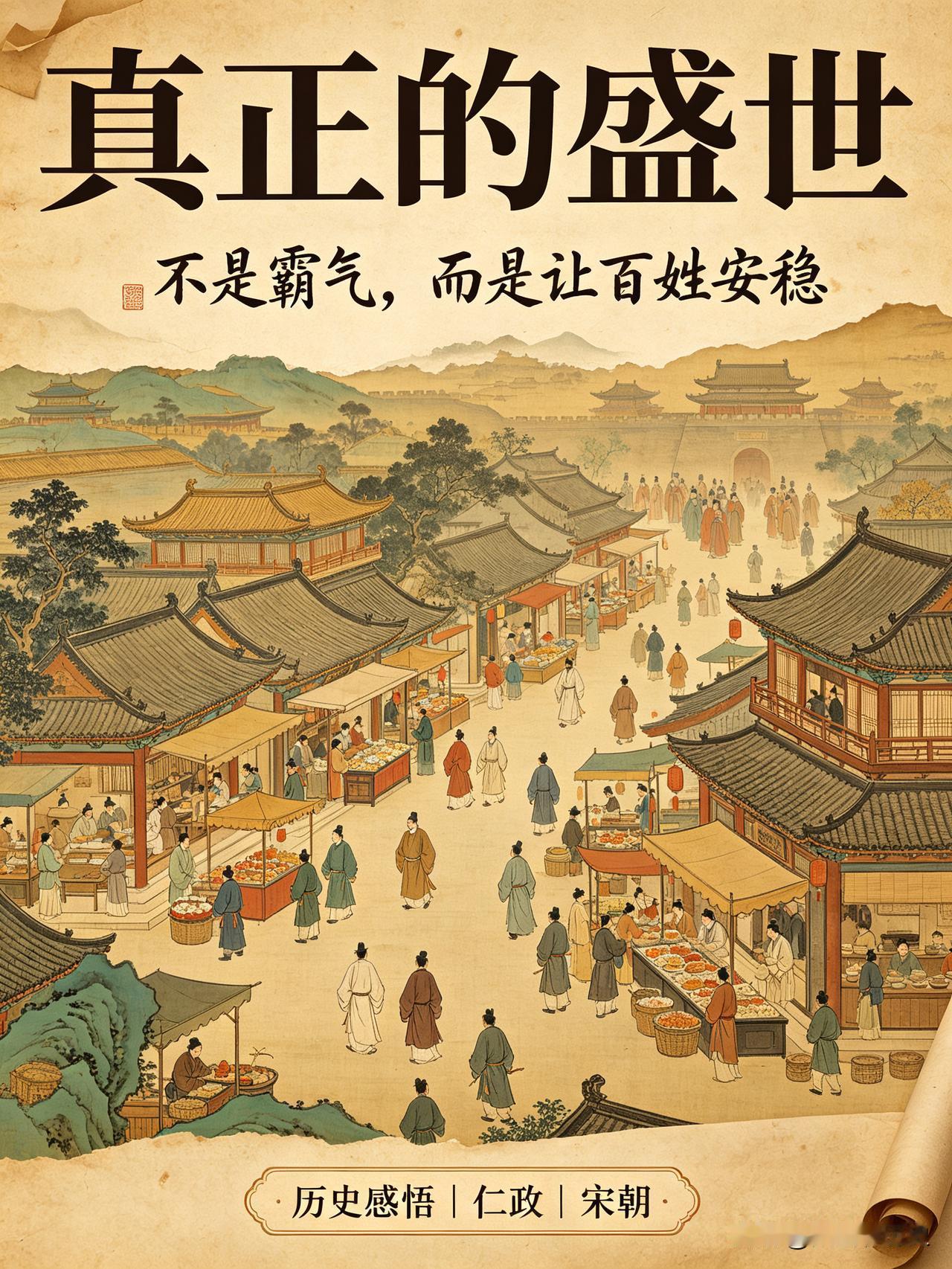 宋仁宗有天晚上饿了，想吃碗羊肉汤

他跟身边人说，朕今天要是吃了，御厨以后天天杀