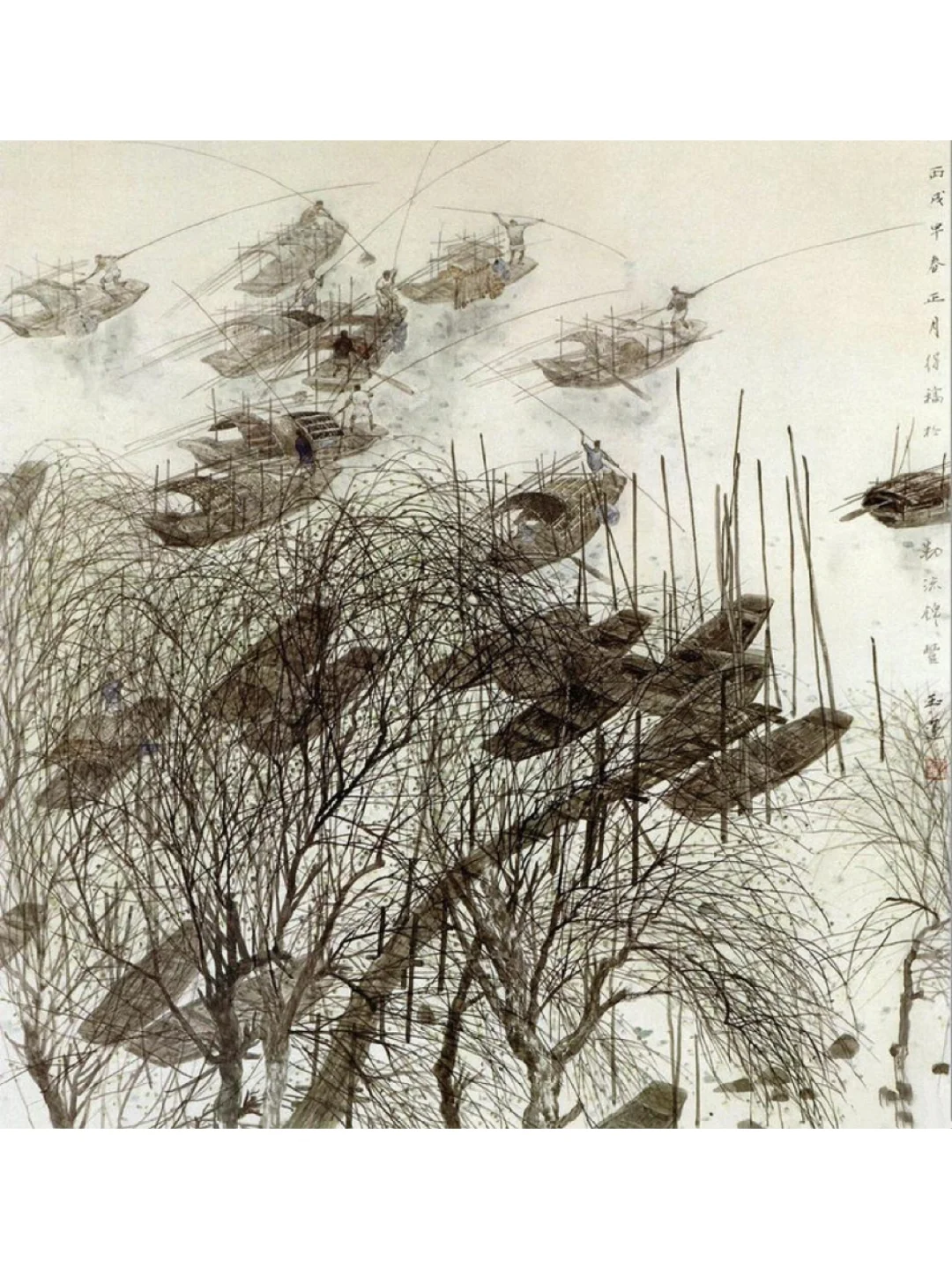 陈玉莲的水乡画有一种独特的清新与秀美