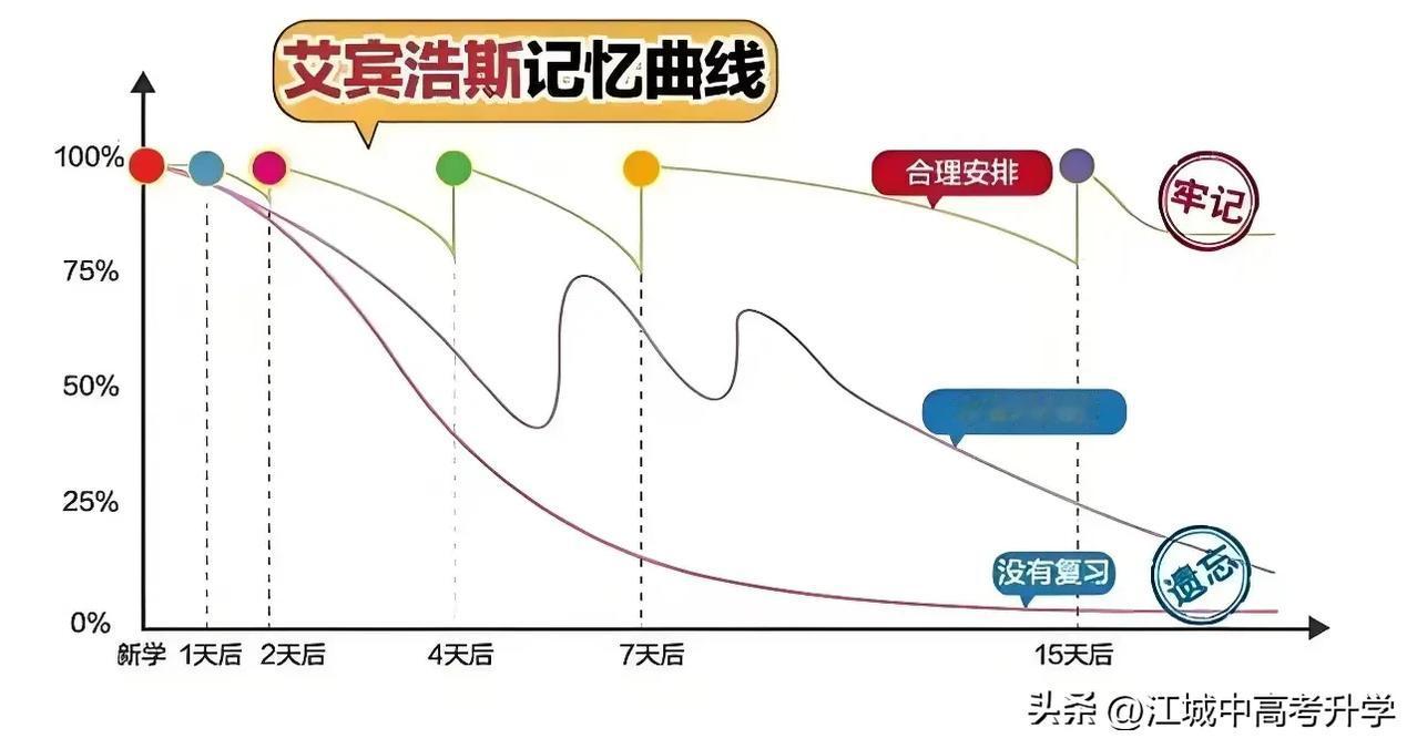 你知道么？知识根本就不是学了就是你的，
只要不复习3天就可以忘记80%-90%。