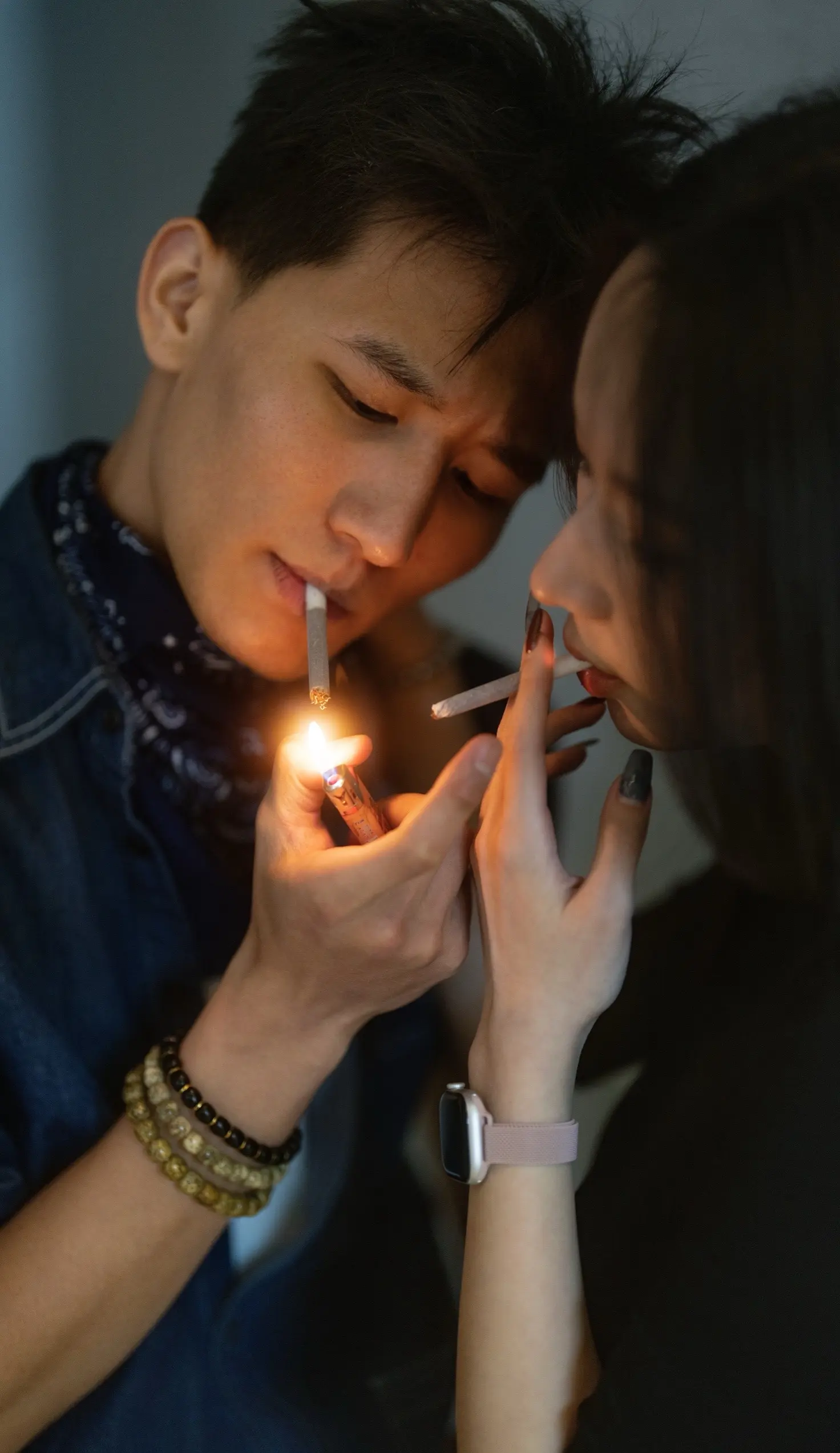 恋人 电影感 客片 电影点烟名场面